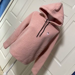 Fila Ultra Cozy Pink Fleece Hoodie Medium